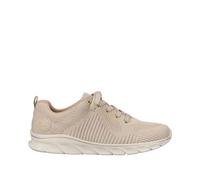 Rieker Sneaker 54022-80 Damen Textil Schnürschuh mit leichter Laufsohle sanftes Weiß Gr. 36