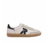 Rieker Damen Sneaker Low Beige, Damen, Größe: 38, Material: Glattleder/Synthetik