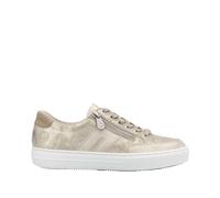 Rieker Damen Sneaker Low Beige, Damen, Größe: 38, Material: Kunstleder/Textil