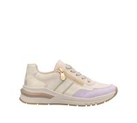 Rieker Damen Sneaker Low Beige, Damen, Größe: 42, Material: Kunstleder/Textil