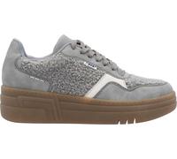 Rieker Plateausneaker 21441512 – Lederimitat/Textil, mit weichem Schaftrand, Weiß – Gr. 40