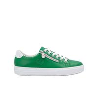 Rieker Damen Sneaker Low Grün, Damen, Größe: 39, Material: Glattleder/Textil