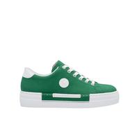 Rieker Damen Low-Top Sneaker N49W1, Frauen Halbschuhe,Sportschuhe,Freizeitschuhe,Turnschuhe,Laufschuhe,straßenschuhe,grün (52),39 EU / 6 UK