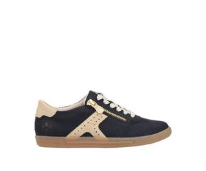 Rieker Damen Sneaker Low Schwarz, Damen, Größe: 37, Material: Kunstleder/Textil
