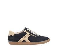 Rieker Damen Sneaker Low Schwarz, Damen, Größe: 39, Material: Kunstleder/Textil