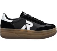 Rieker Damen Sneaker Low Schwarz, Damen, Größe: 41, Material: Glattleder/Synthetik