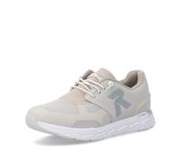 Rieker Damen Sneaker M9000 Preston Low – Nubuklederimitat/Textil Beige Größe 40