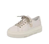 Rieker Damen Sneaker Low Weiß, Damen, Größe: 41, Material: Textil
