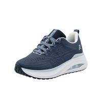 Rieker Damen Sneaker mit Luftpolster in der Sohle und losen Einlagen W2701, Größe:41 EU, Farbe:Blau