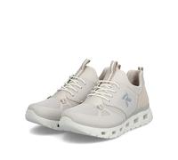 Rieker Damen-Sneaker-Slipper Vegan Beige-Grau 36