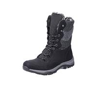 Rieker Damen Schnürstiefel M9643-01 Tex Warmfutter Schwarz Größe 36