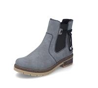 Rieker Damen Stiefel Y7460-14 blau Gr. 42