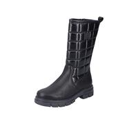 Winterstiefel RIEKER Gr. 37, Normalschaft, schwarz Damen Schuhe Winterstiefel mit markanter Profillaufsohle (78324513-37)