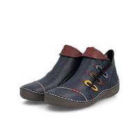 Rieker Damen-Stiefelette Blau-Mehrfarbig 41