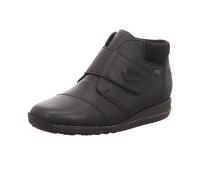 Rieker Damen-Stiefelette mit Klettverschluss gefüttert Schwarz 38