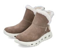 Rieker Damen Stiefelette Slipper Gefüttert Modeschuh Damen beigebraun 40