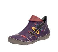 Stiefelette RIEKER Gr. 38, lila (aubergine kombiniert) Damen Schuhe (47713458-38) aubergine kombiniert