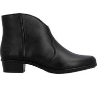 Rieker Damen Stiefeletten Schwarz, Damen, Größe: 36, Material: Kunstleder/Textil