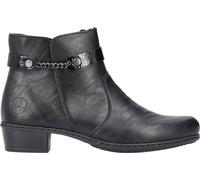 Rieker Damen Klassische Stiefeletten Y0783, Frauen Stiefeletten,übergangsschuhe,stiefel,bootee,booties,halbstiefel,schwarz (00),42 EU / 8 UK