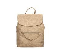 Cityrucksack RIEKER "Nitro" Gr. B/H/T: 36 cm x 27 cm x 13,5 cm, beige Rucksäcke mit modischer Zierkette vorne (22947012-0)