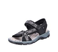 Rieker Damen Trekking-Sandalen 68850-00 schwarz Gr. 36