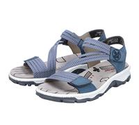 Rieker - Damen Trekkingsandale royal royal/jeans-weiss - Gr. - EU 40