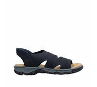 Rieker Damen Trekkingsandalen Blau, Damen, Größe: 37, Material: Textil
