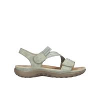 Rieker Damen Trekkingsandalen Grün, Damen, Größe: 36, Material: Kunstleder/Synthetik
