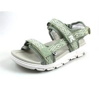 Rieker Damen Trekkingsandalen R-Evolution Sandale Textil Wandern Bequem Outdoor Gemustert Damen Schuhe