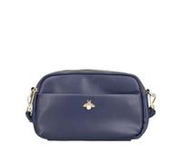 Umhängetasche RIEKER, Damen, Gr. B/H/T: 24cm x 15cm x 7cm, blau (ozean), Lederimitat, unifarben, Taschen, Handtasche, Schultertasche Damen mit süßem Schmuckelement (32950540-0) ozean