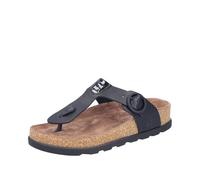 Rieker Damenschuhe Klassische Pantoletten nero/schwarz nero/schwarz - Gr. - 37