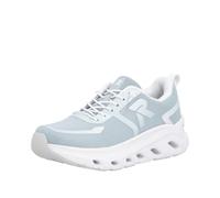 Rieker Damen W3504 Sneaker Low | Rieker Damen Sneaker Low W3504-12 Blue - moderner Alltagsschuh in Blau, komfortabel, Stadt und tägliches Tragen.