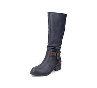 Rieker Damen Winterstiefel 91694, Frauen Stiefel,Boots,Winterschuhe,uebergangsstiefel,uebergangsschuhe,Winterboots,warm,blau (14),38 EU / 5 UK