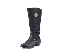 Rieker Damen Winterstiefel 93157 – wasserabweisend, riekerTEX, warm – schwarz 38