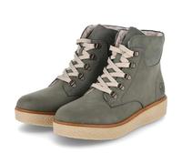 Rieker Damen Y0033 Schnürstiefel, Grün, 40 EU