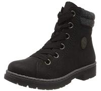 Rieker Herbst/Winter, Damen Stiefeletten, Schwarz (schwarz/Graphit/anthrazit / 01 01), 37 EU (4 UK)