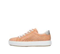 Rieker Damenschuhe Elegante Schnürer aprikot/fog-silver fog-silver - Gr. - 40