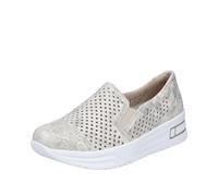Rieker Damenschuhe Elegante Schnürer beige-gold beige-gold - Gr. - 42