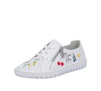 Rieker Damenschuhe Elegante Schnürer weiss/weiss/weiss weiss - Gr. - 38