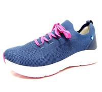 Rieker Damen-Halbschuhe FSK 42101-14 Schnürer Blau für lose Einlagen Größe 39