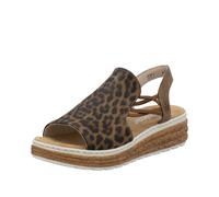 Rieker Damenschuhe Klassisch braun/wood braun/wood - Gr. - 43