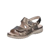 Rieker Keilsandaletten 60462-90 Damen Bronze Größe 42 EU