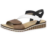 Rieker Damen - Sandalen & Flip Flops V3670-64 beige Kombi / 64 Gr.37