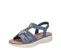Rieker FSK Damen Sandalen für Damen, blau, Gr. 40 EU