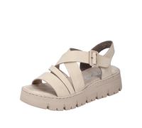 Rieker Damen-Sandalette V1063-60 Perl-Beige Größe 40 EU