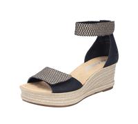 Rieker Damenschuhe Klassisch schwarz-natur/schwarz schwarz-natur/schwarz - Gr. - 40