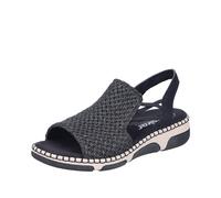 Rieker Damenschuhe Klassisch schwarz/schwarz schwarz - Gr. - 41
