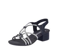 Rieker Damenschuhe Klassisch schwarz/schwarz schwarz - Gr. - 42