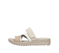 Rieker Damenschuhe Klassische Pantoletten altrosa/lightgold/offwhite/perle altrosa/lightgold/offwhite - Gr. - 36