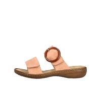 Rieker Damenschuhe Klassische Pantoletten aprikot - Gr. - 40